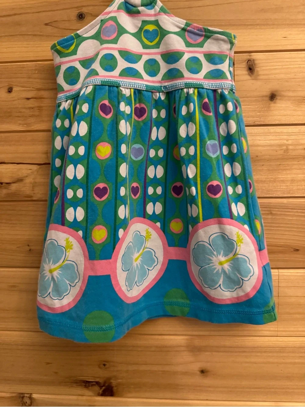 Y2K The Children’s Place Small 5/6 Colorful Retro Halter Top Colorful Bright